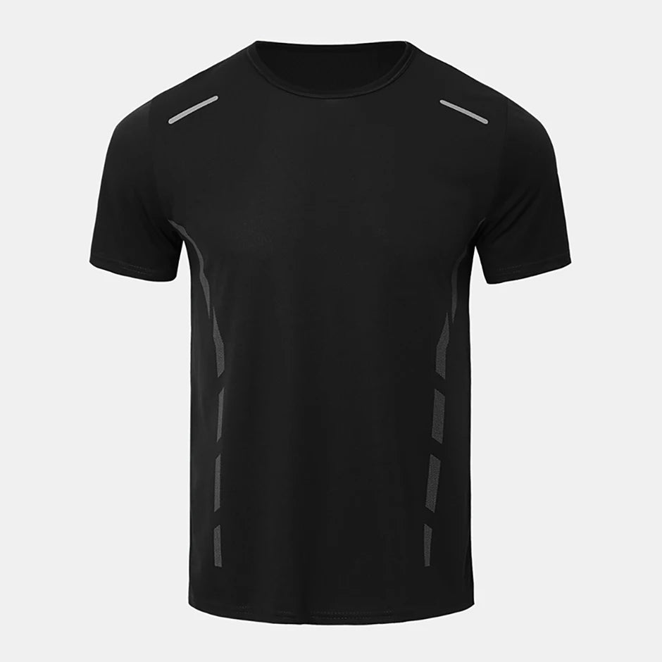 Men’s Summer Quick-Dry Printed Sports T-Shirt – Loose Fit