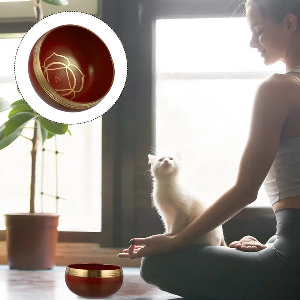 Copper Singing Bowl Meditation Set – Portable Healing Tool