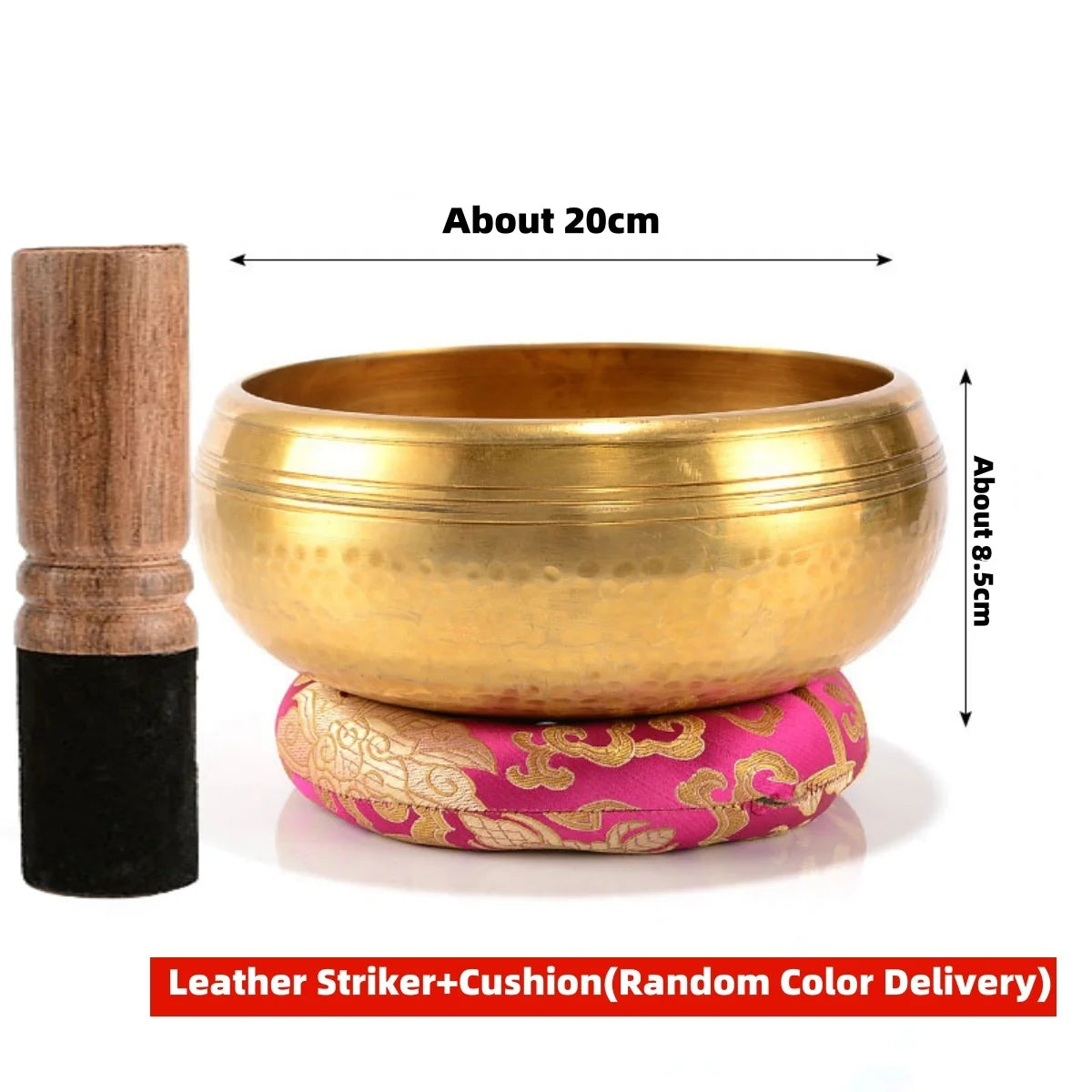 Tibetan Singing Bowl Set – 6 Sizes for Meditation & Yoga