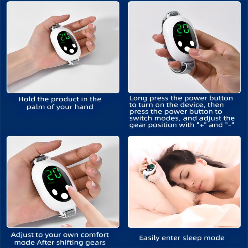 Microcurrent EMS Sleep Aid Device – Insomnia & Stress Relief