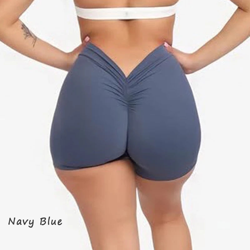 DIAS FIT JOY V-Back High-Waist Yoga Shorts – Hip Lifting Fitness Wear