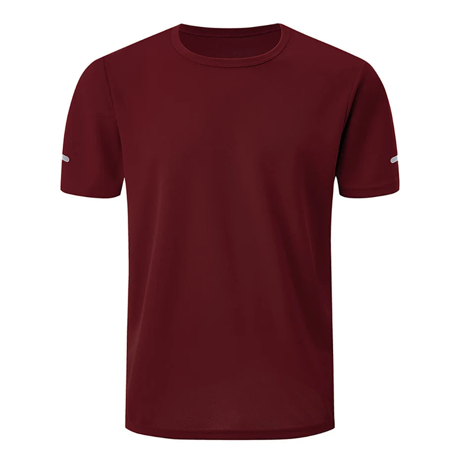 Men’s Summer Quick-Dry Printed Sports T-Shirt – Loose Fit