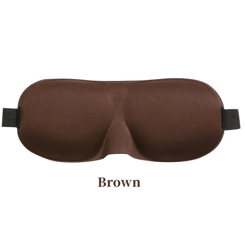 3D Contoured Sleep Mask – Light-Blocking Eye Cover