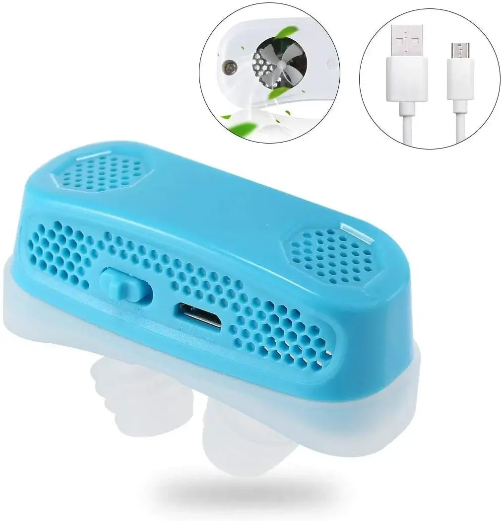 Electronic Anti-Snoring Device – USB Rechargeable Nose Vent