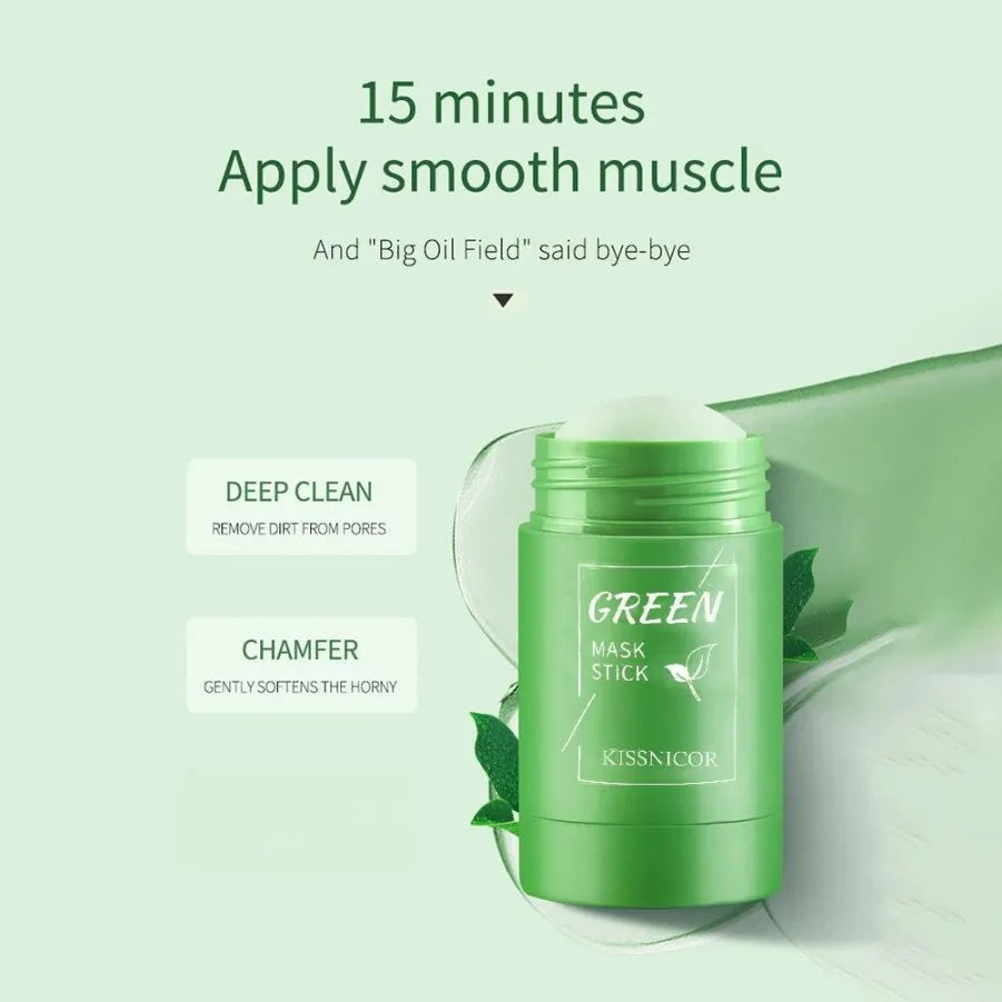 Green Tea Facial Mask – Deep Cleansing & Moisturizing Korean Skincare