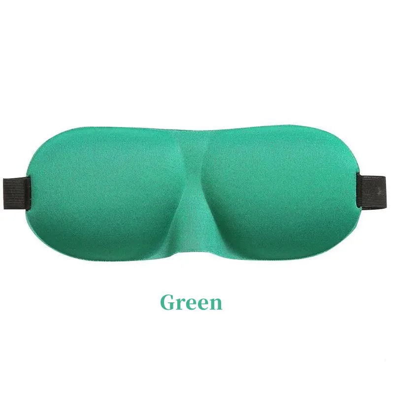 3D Contoured Sleep Mask – Light-Blocking Eye Cover