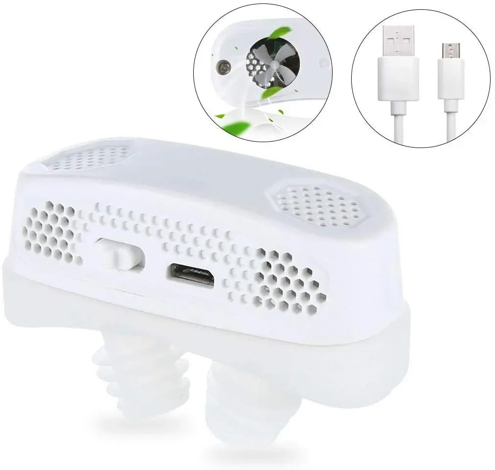 Electronic Anti-Snoring Device – USB Rechargeable Nose Vent