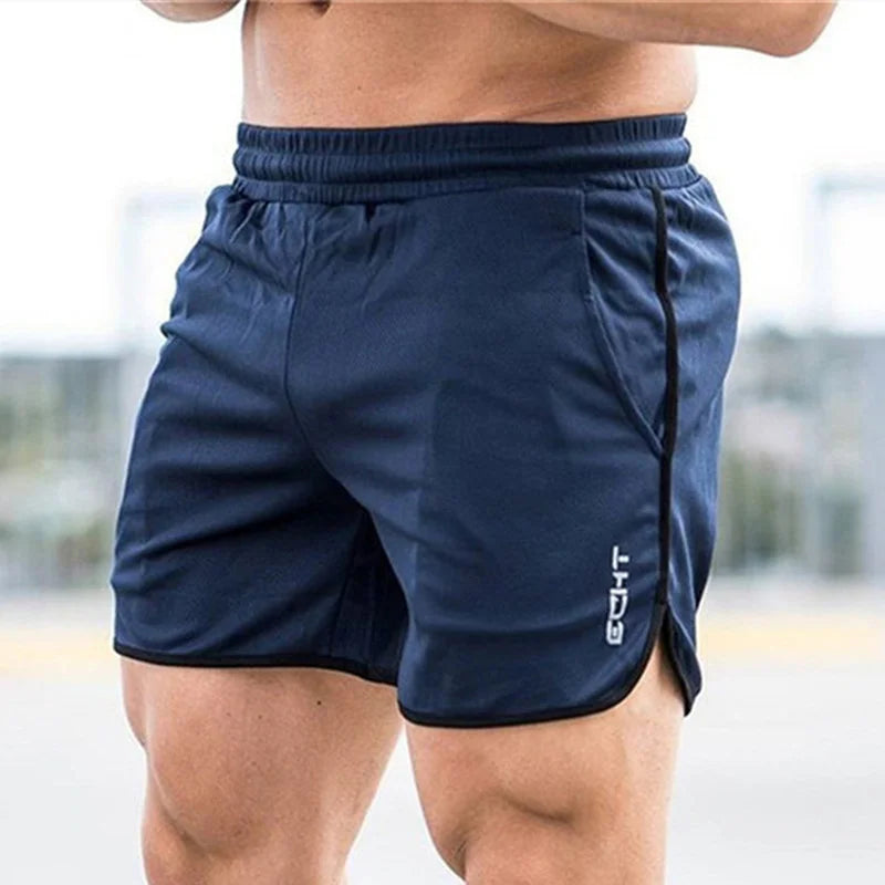 Men’s Quick-Dry Fitness Shorts – Breathable Mesh Gym & Jogger Shorts