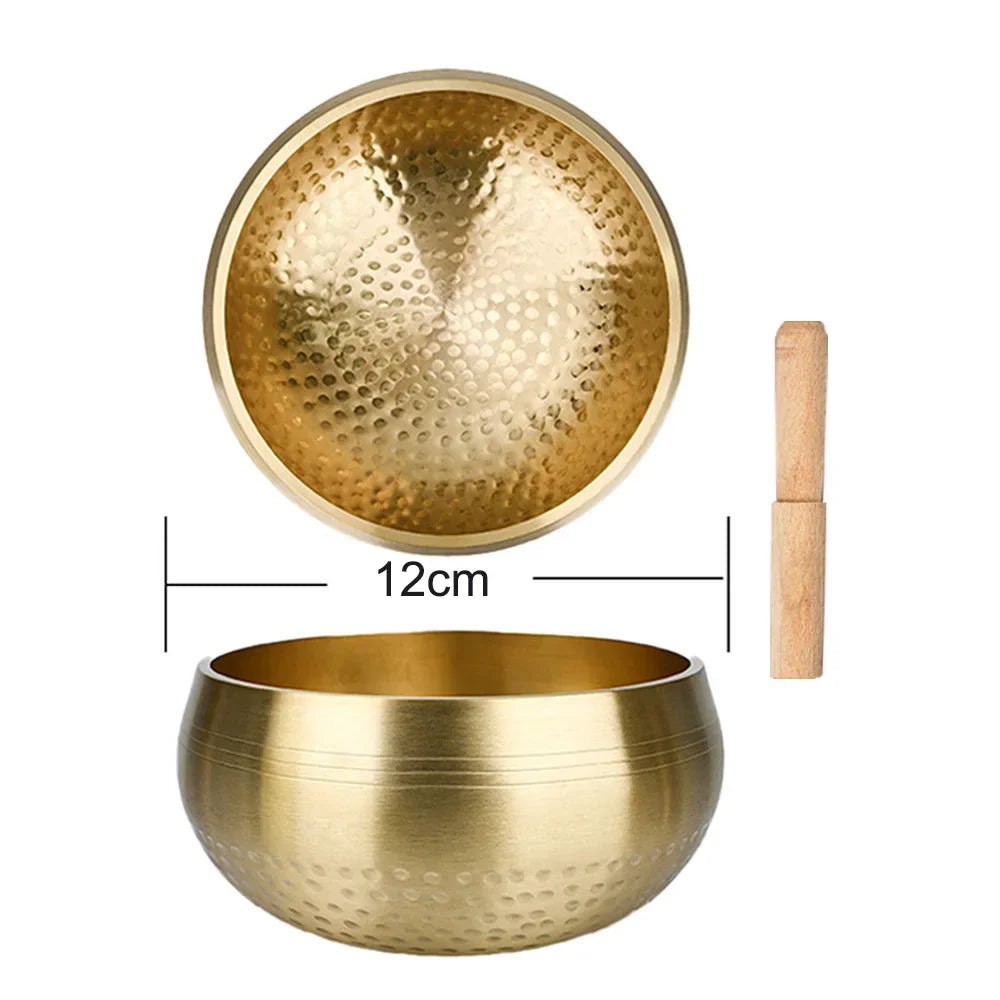 Tibetan Brass Singing Bowl – Handmade Meditation & Healing Tool