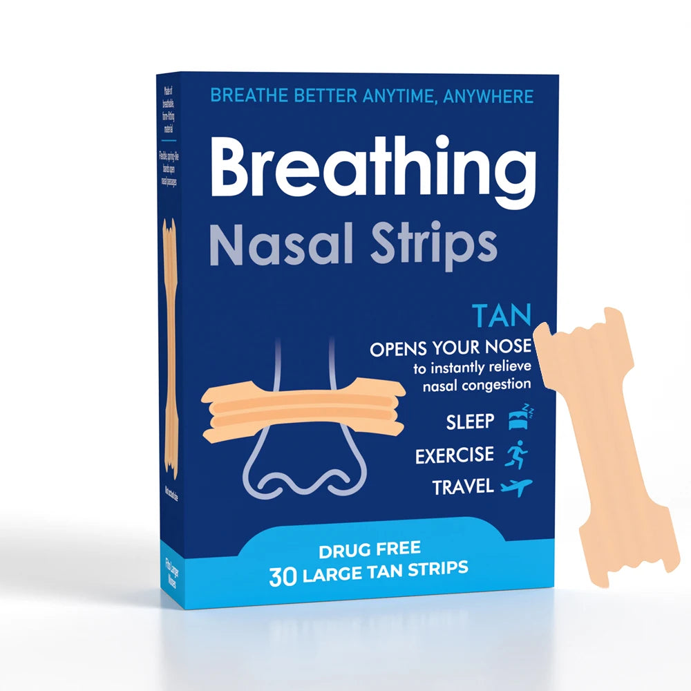 Lavender Scented Breath Nasal Strips – Anti-Snoring & Sleep Aid