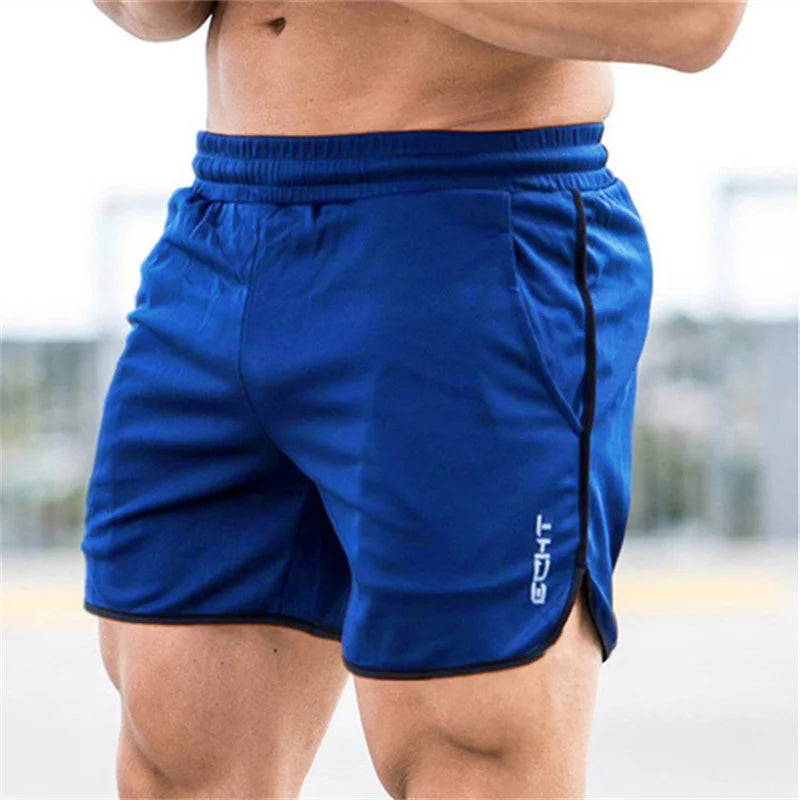 Men’s Quick-Dry Fitness Shorts – Breathable Mesh Gym & Jogger Shorts