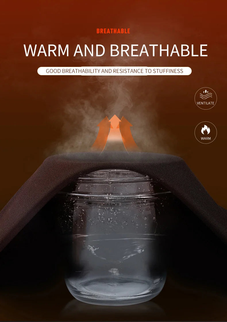 Men’s Warm Plush Pants – Thickened Slim-Fit Sports Bottoms