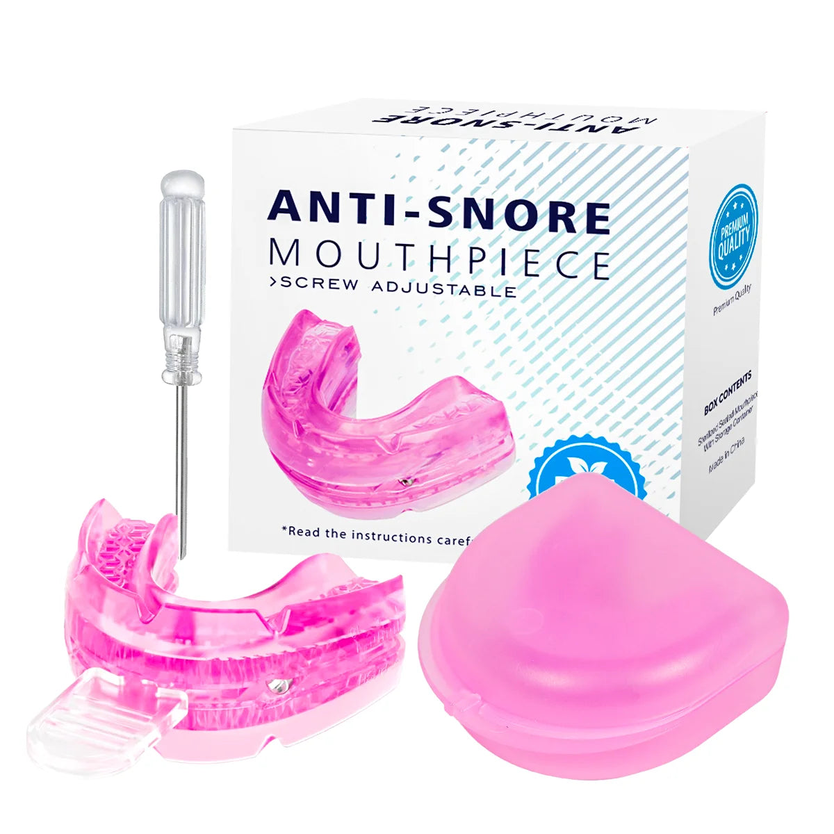 Adjustable Anti-Snoring Mouth Guard – Sleep & Bruxism Aid
