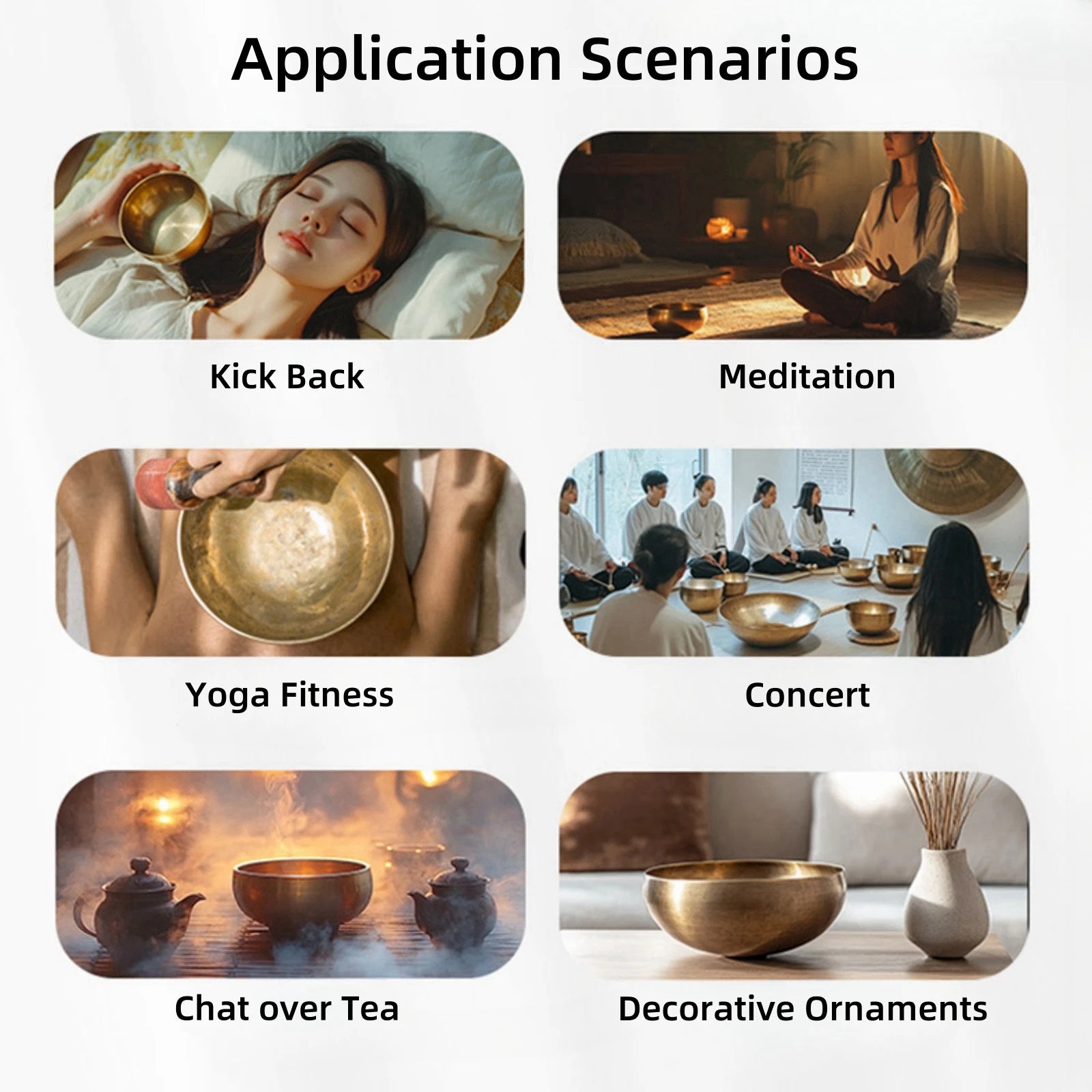 Mini Tibetan Singing Bowl – Handmade Meditation & Yoga Bowl