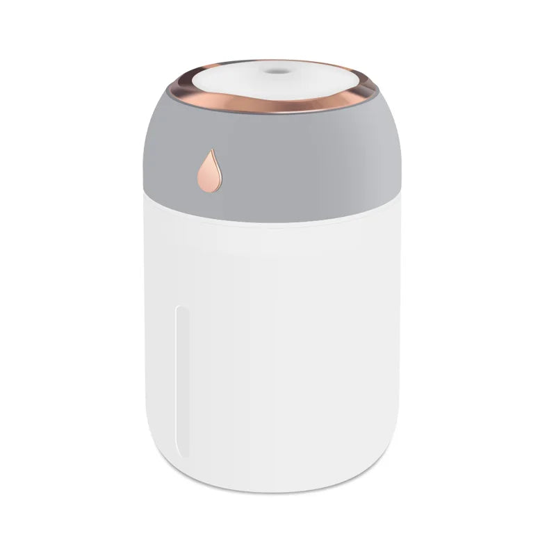 Portable Mini USB Humidifier – 330ml LED Aroma Diffuser