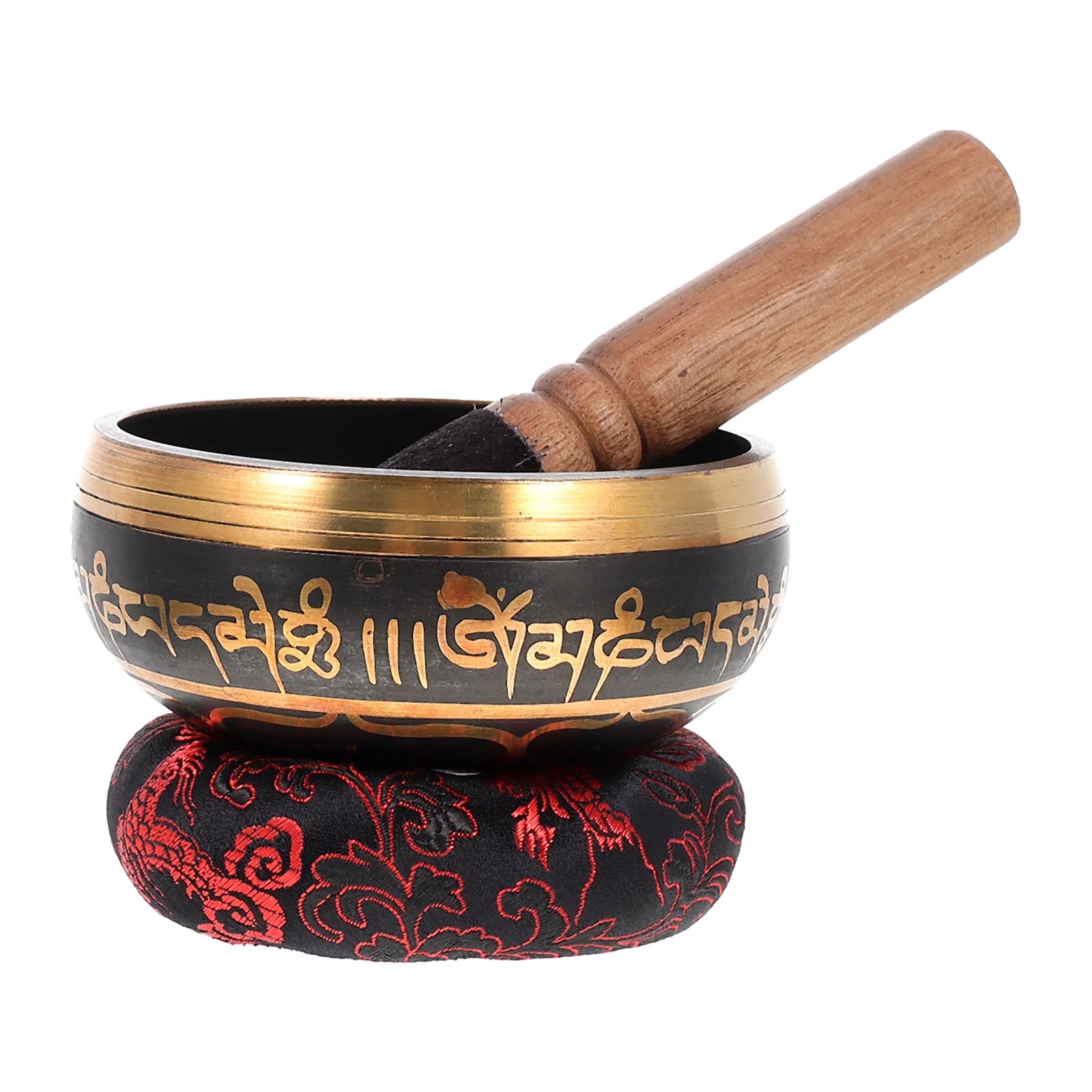 Buddhist Copper Singing Bowl Set – Meditation & Yoga Tool